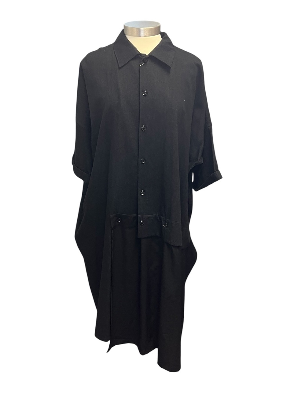 Y’s Yohji Yamamoto Linen Shirt Dress